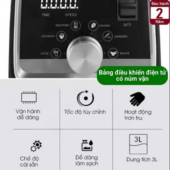 Máy xay sinh tố công nghiệp Bennix BN-228BL Dung tích 3L 